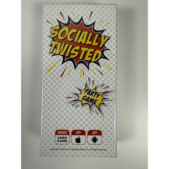 Socially Twisted Family Adult Party Card Game Factory Sealed Fun Full Badass Pac - Picture 1 of 3